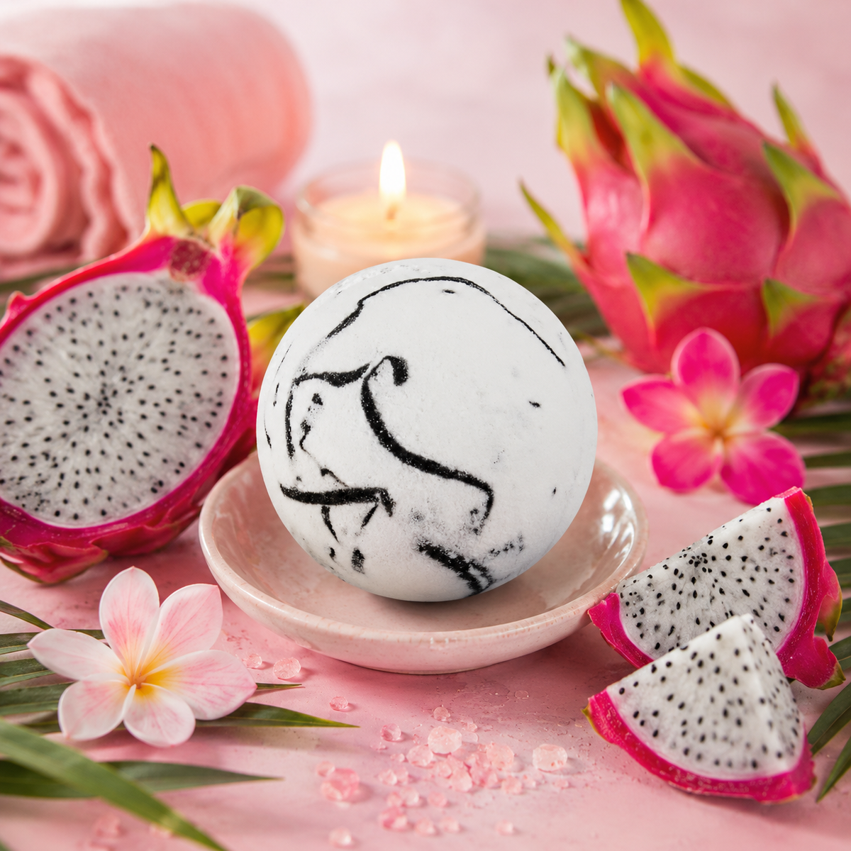 Boule de bain - Fruit du Dragon Pitaya