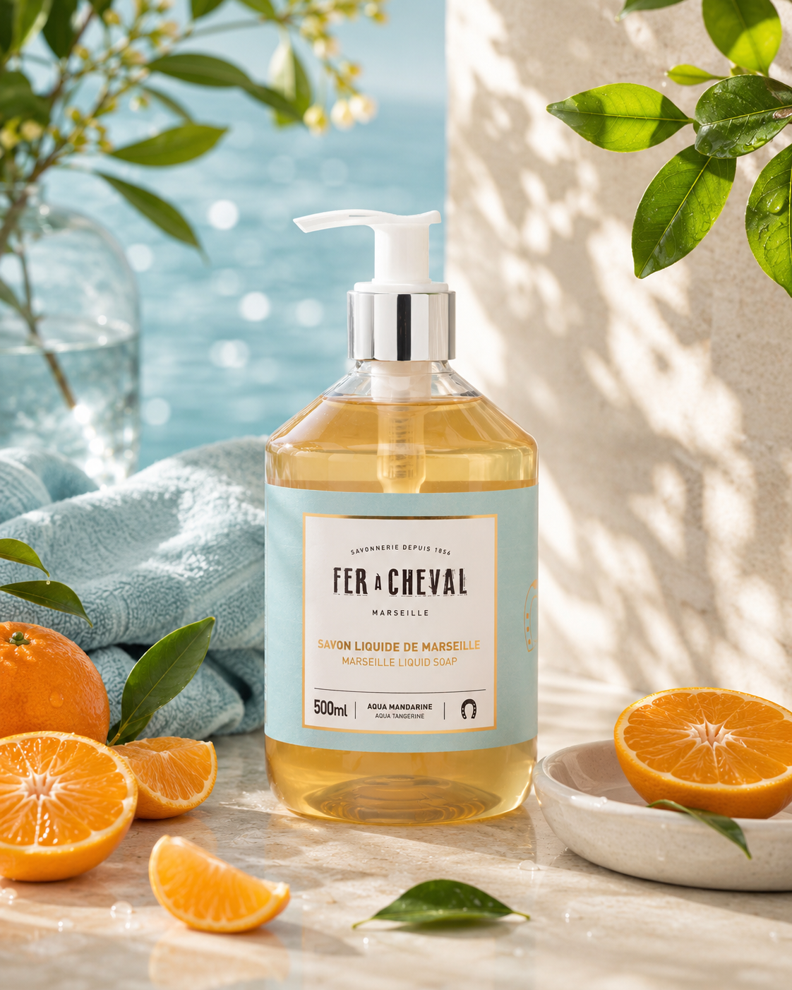 SAVON LIQUIDE DE MARSEILLE AQUA MANDARINE 500ML