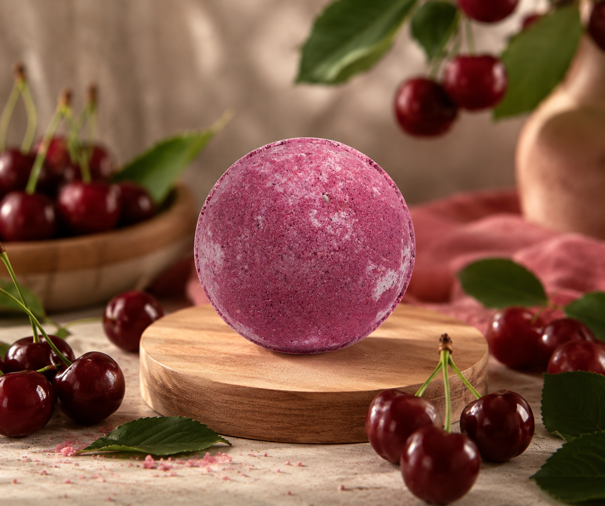 Boule de bain "Cerise"