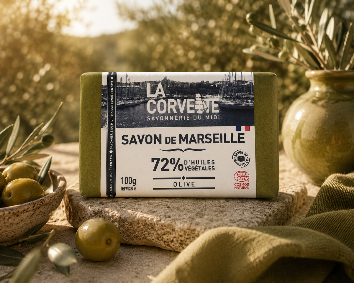 Savon de Marseille OLIVE – 100g – COSMOS NATURAL