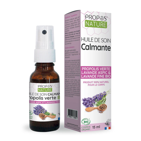 Huile calmante Bio Lavande & Propolis