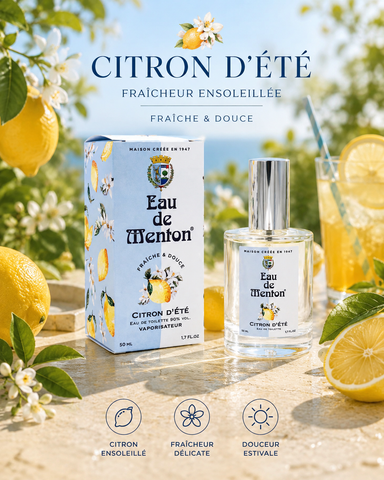 Eau de toilette Citron d'Été 🍋 Prestige de Menton