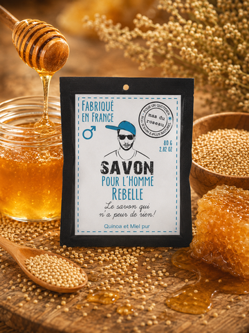 SAVON POUR L’HOMME REBELLE – 80 gr