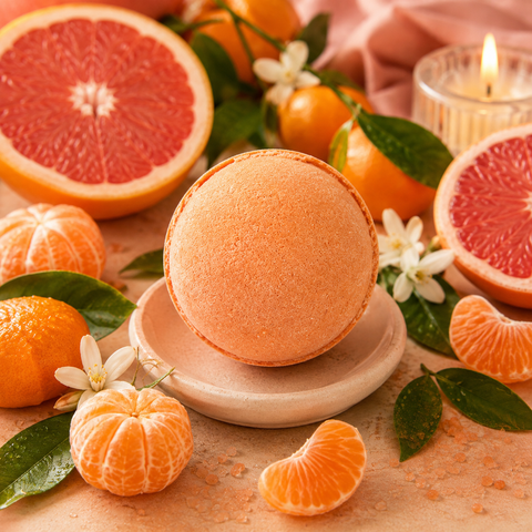 Boule de bain PAMPLEMOUSSE/MANDARINE