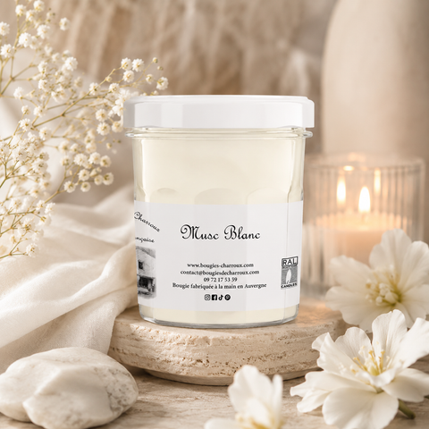Bougie parfumée MUSC BLANC