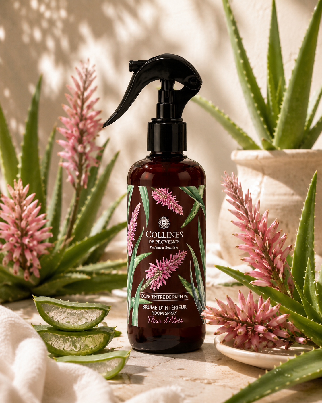 Brume de linge Hypoallergénique Fleur d'Aloe