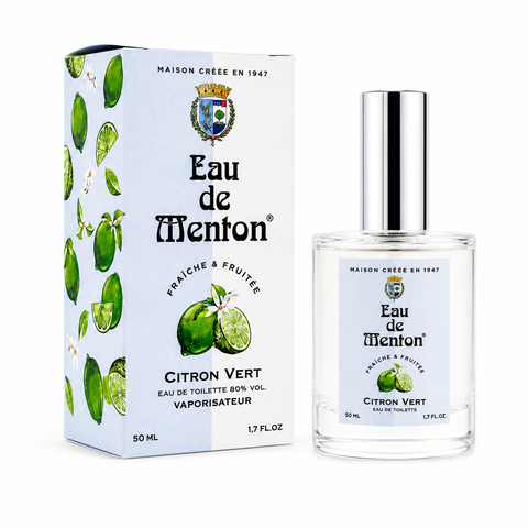 Eau de toilette au Citron Vert Prestige de Menton