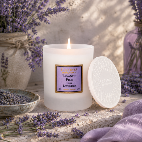 Bougie Parfumée Lavande Fine Coulée à la main