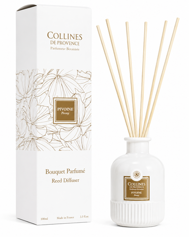 Diffuseur d'ambiance à bâtonnets "Pivoine"