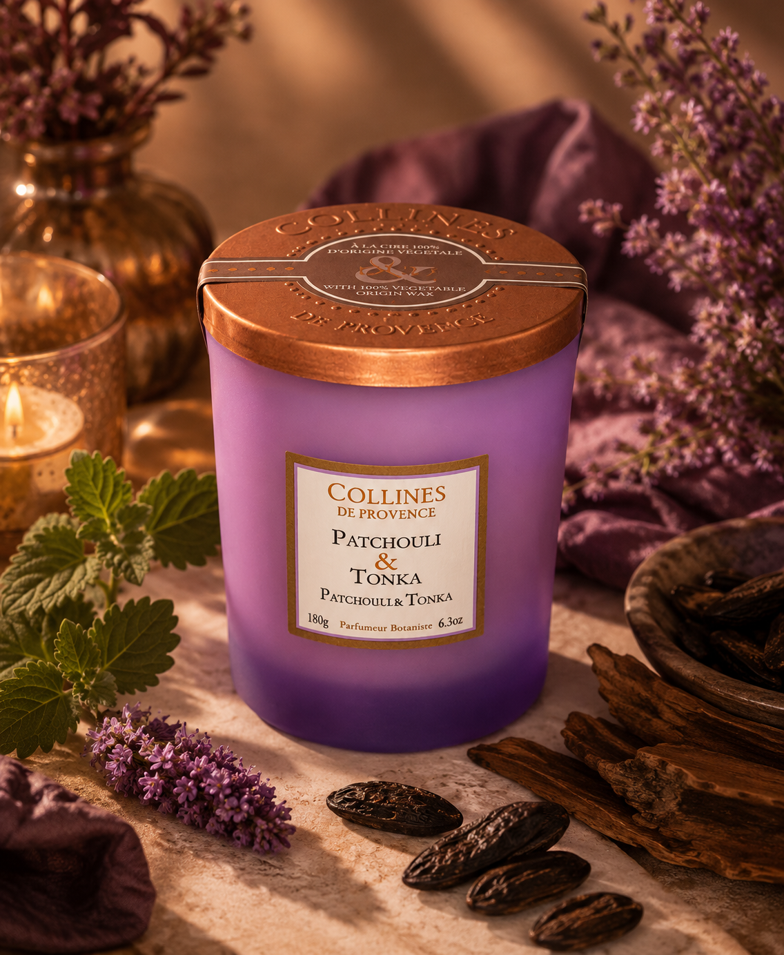 Bougie Parfumée Patchouli & Tonka