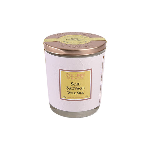 Bougie Parfumée Soie Sauvage Coulée à la main