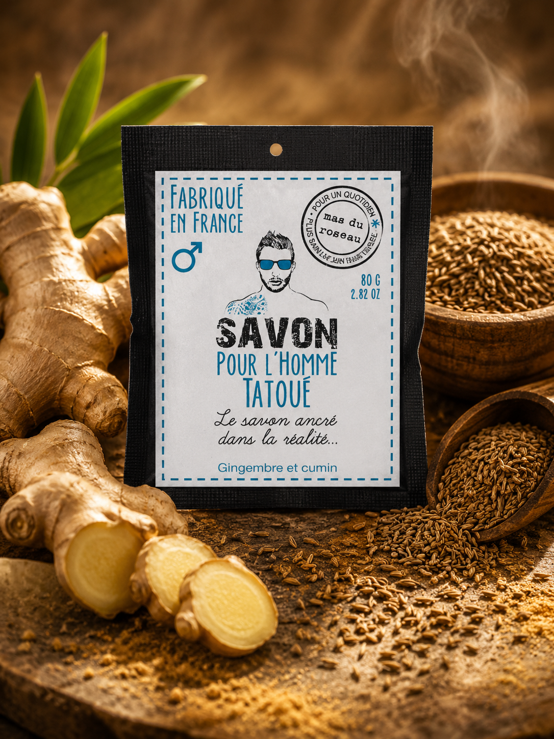 SAVON POUR L’HOMME TATOUÉ – 80 gr