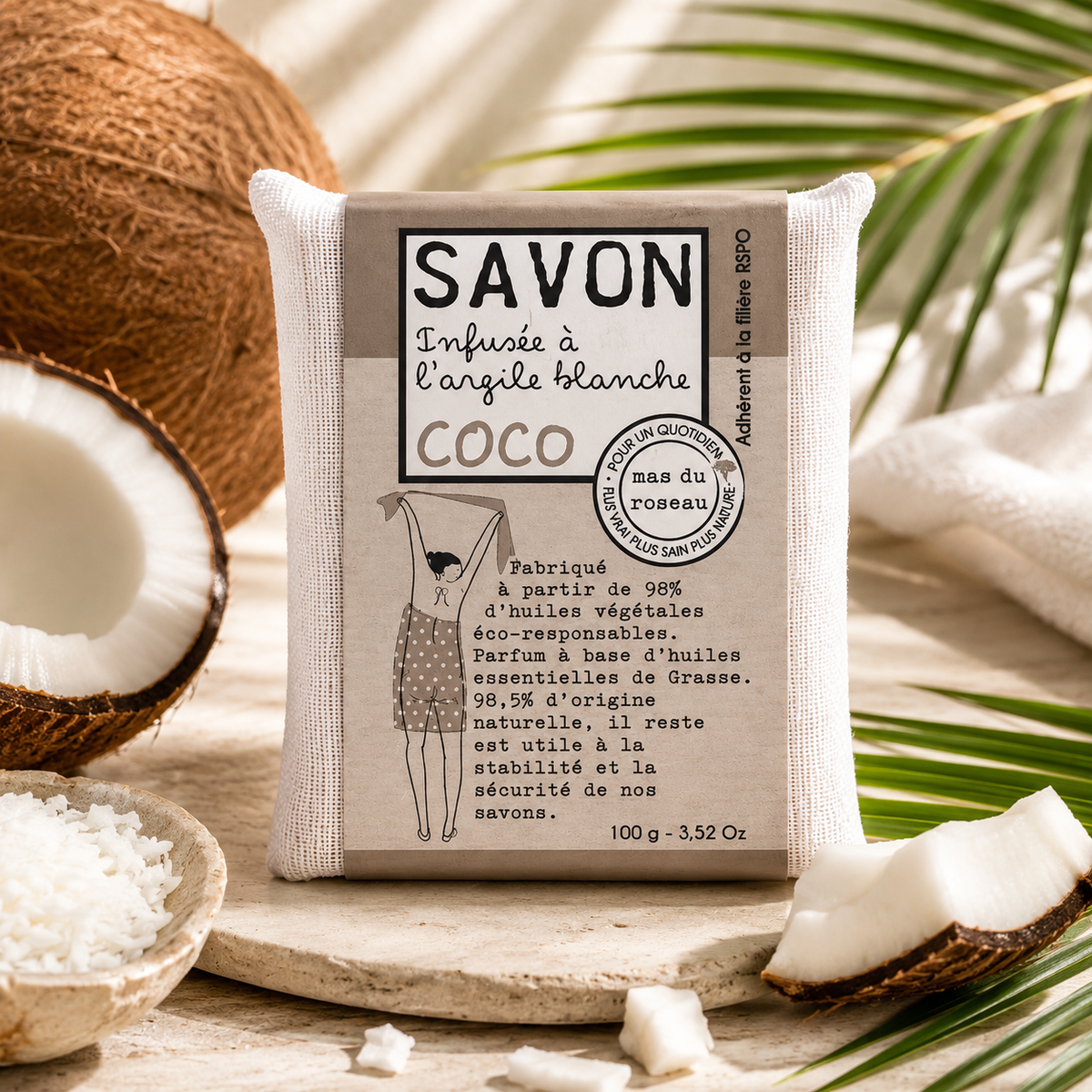 SAVONNETTE PARFUMEE COLOREE COCO