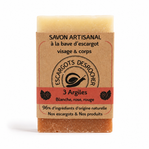 Savon 3 argiles