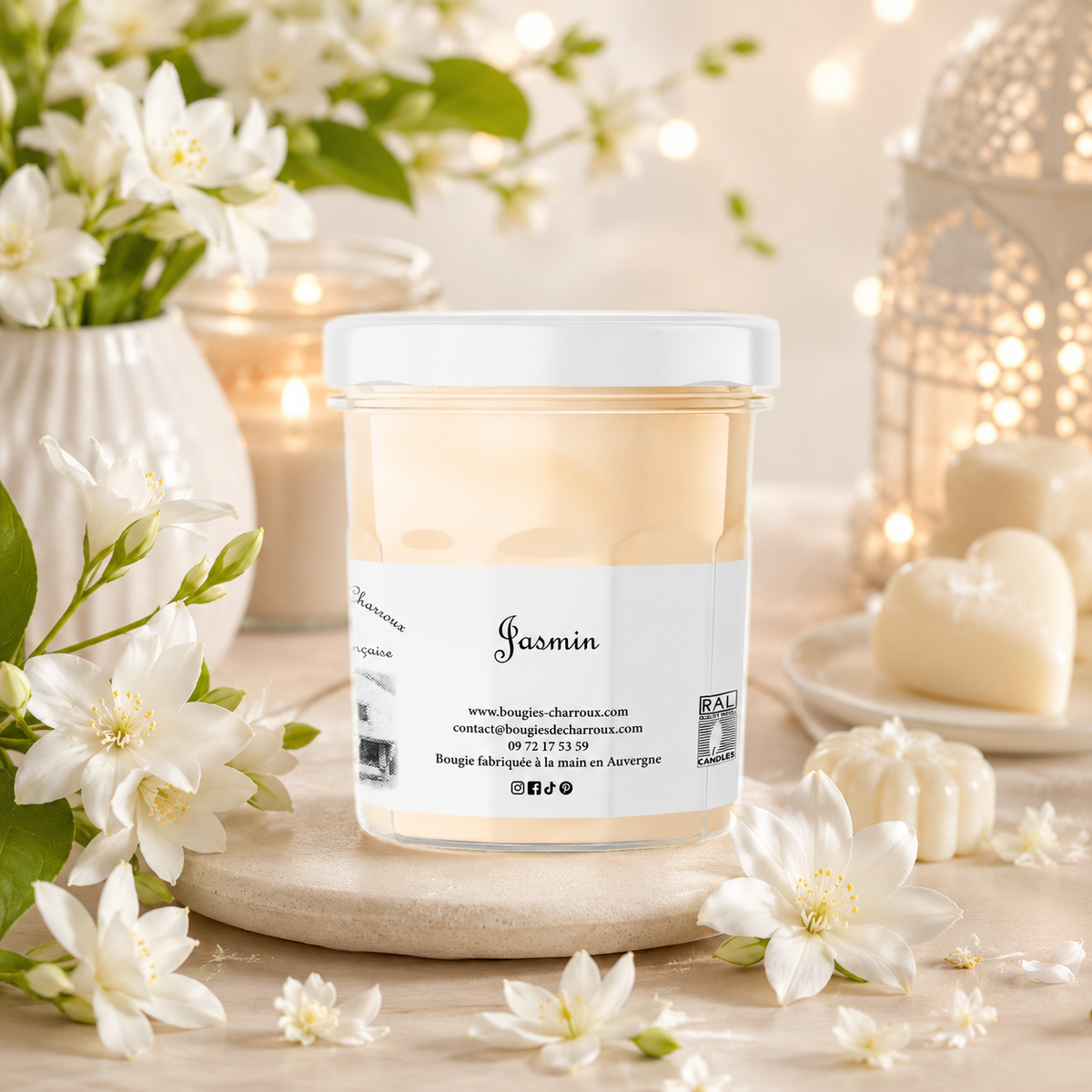 Bougie parfumée JASMIN