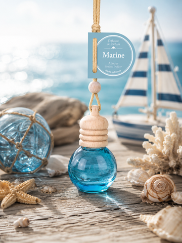 DIFFUSEUR DE PARFUM À SUSPENDRE MARINE.