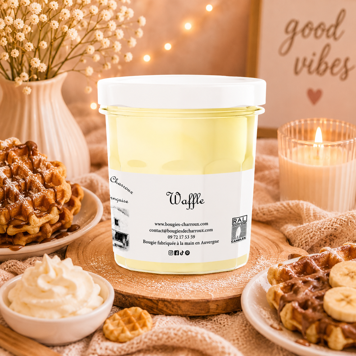 Bougie Parfumée WAFFLE