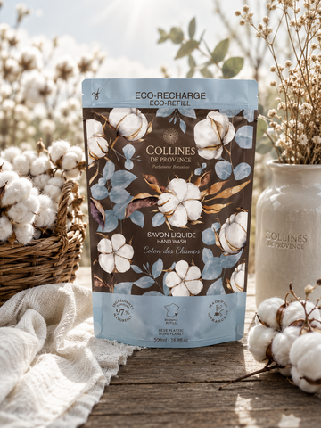Eco-Recharge Savon Liquide Coton des Champs