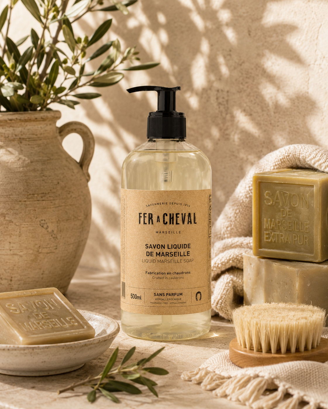 SAVON LIQUIDE DE MARSEILLE SANS PARFUM 500ML