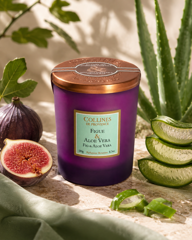Bougie Parfumée Figue & Aloe Vera Coulée à la main