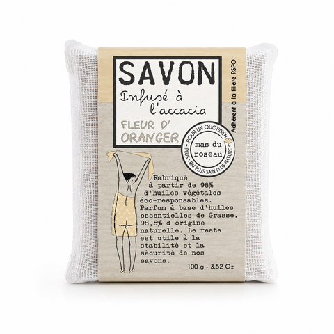SAVONNETTE PARFUMEE COLOREE FLEUR D’ORANGER