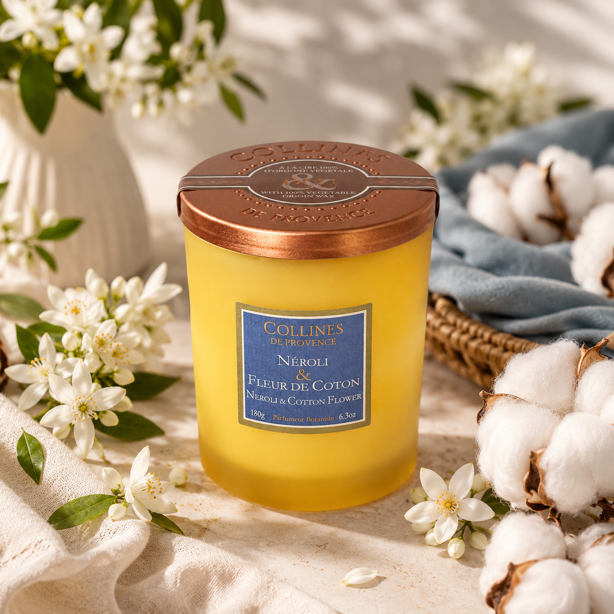 Bougie Parfumée Néroli & Fleur de Coton