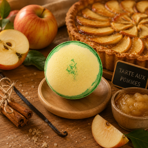 Boule de bain "TARTE AUX POMMES"