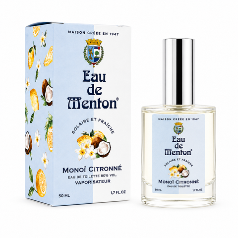 Eau de toilette Monoi Citronnée Prestige de Menton