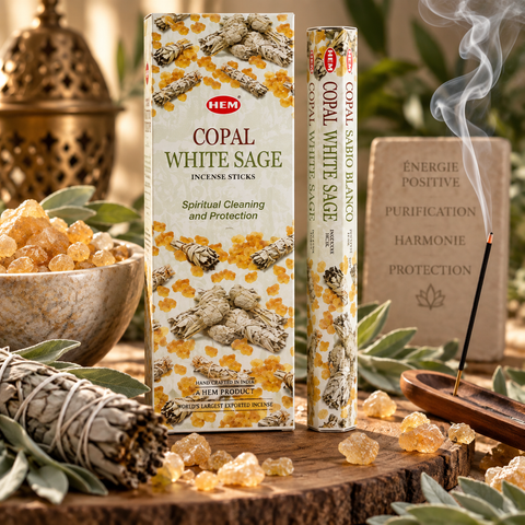 Encens Copal et la sauge blanche