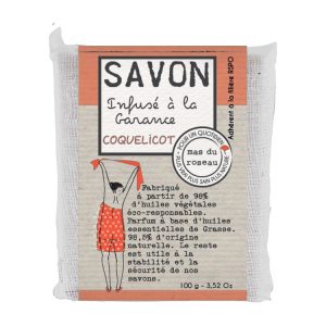 SAVONNETTE PARFUMEE COLOREE COQUELICOT