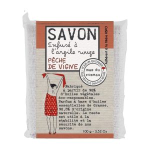 SAVONNETTE PARFUMÉE COLORÉE PÊCHE DE VIGNE