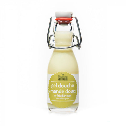 Gel douche limonade au lait d'ânesse frais et biologique amande douce 100 ml