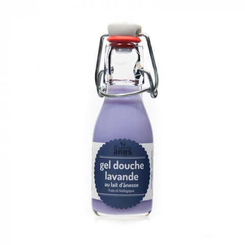 Gel douche limonade au lait d'ânesse frais et biologique lavande 100 ml